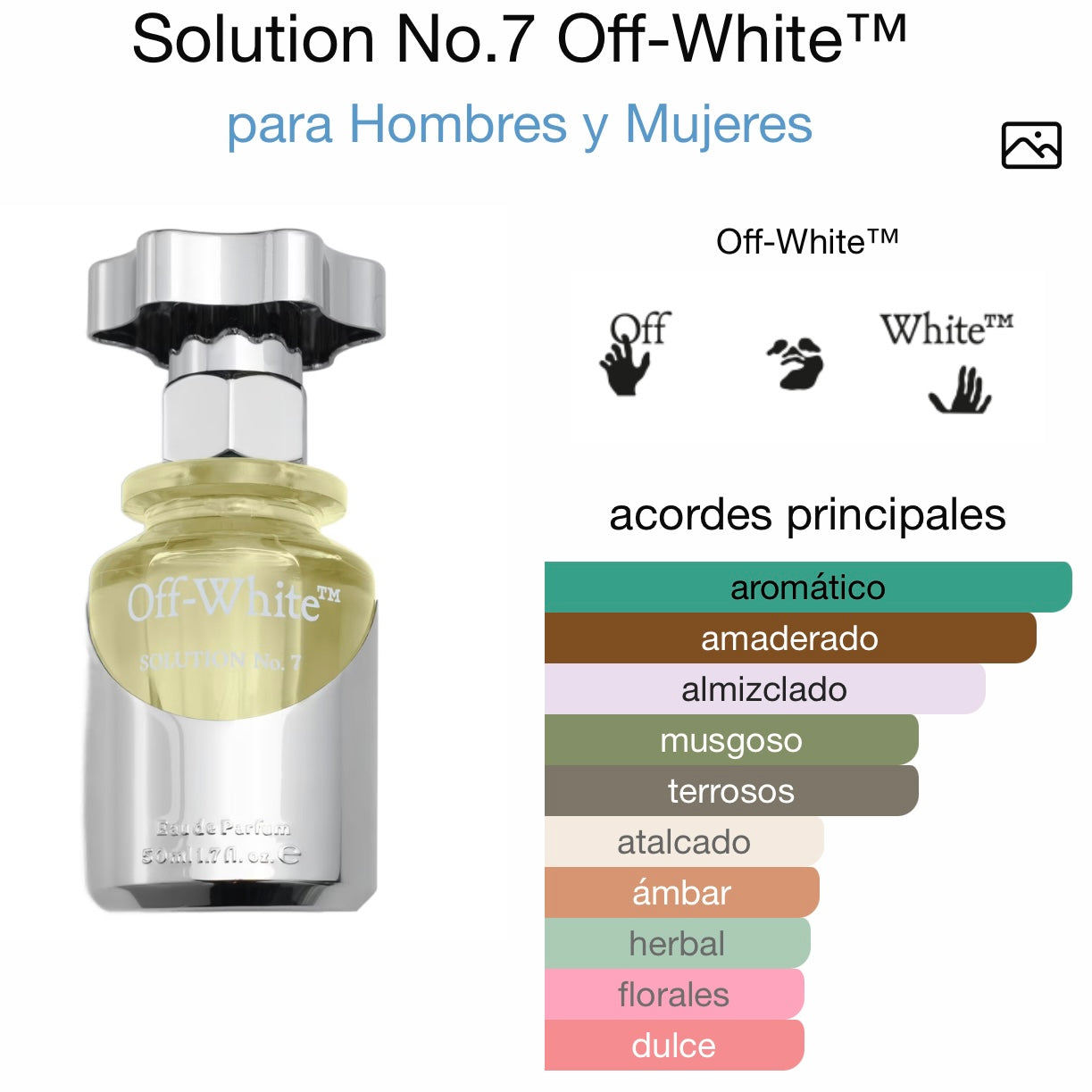 Perfume Off-White Solution No. 7