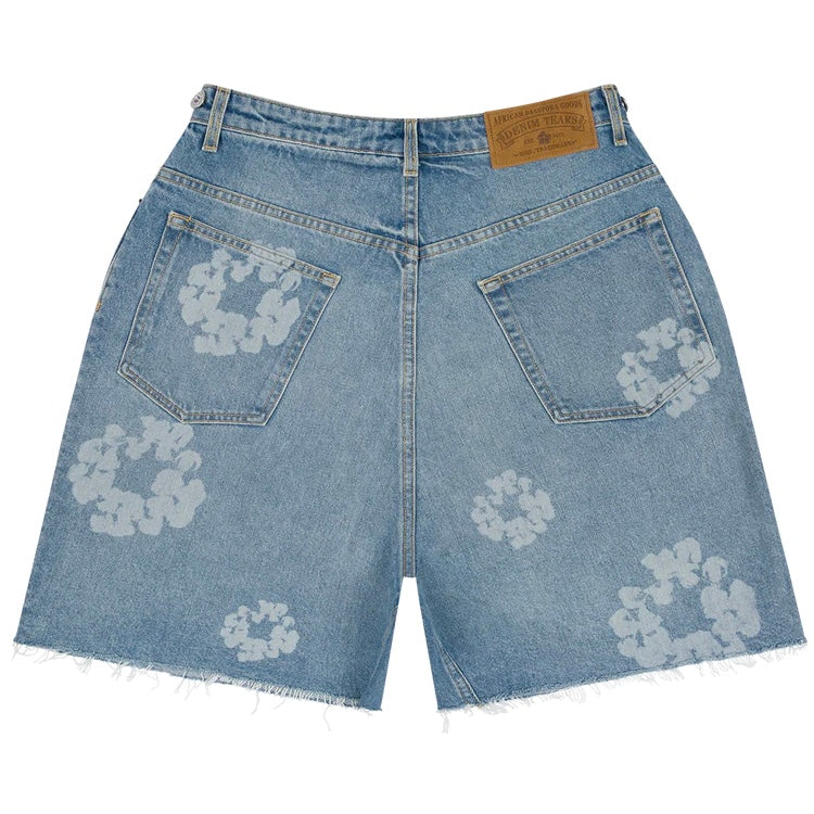 Short Denim Tears Laser Wreath Denim Short Blue