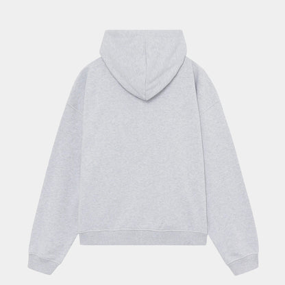 Poleron Eme Studios Box Heather Grey Oversized Hoodie
