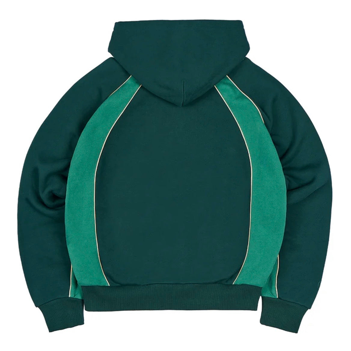 Poleron More Amor Boxy Piping Double Green