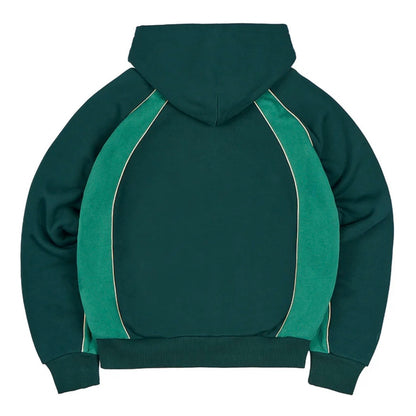 Poleron More Amor Boxy Piping Double Green