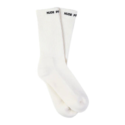 Calcetines Nude All Day Socks White (1 un)