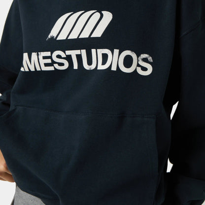 Poleron Eme Studios Brook Navy Oversized Hoodie