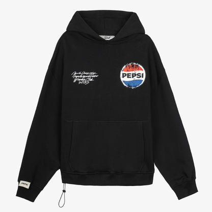 Poleron Fake Gods Spark Cropped Hoodie Black