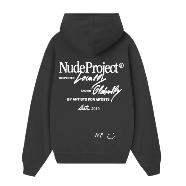 Poleron Nude Global Soon Zip-Up Hood Ash – Reserved