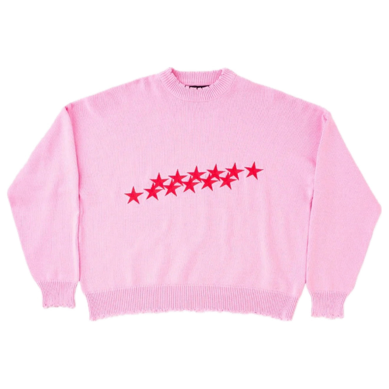Sweater Cold Culture Stars Knit Pink