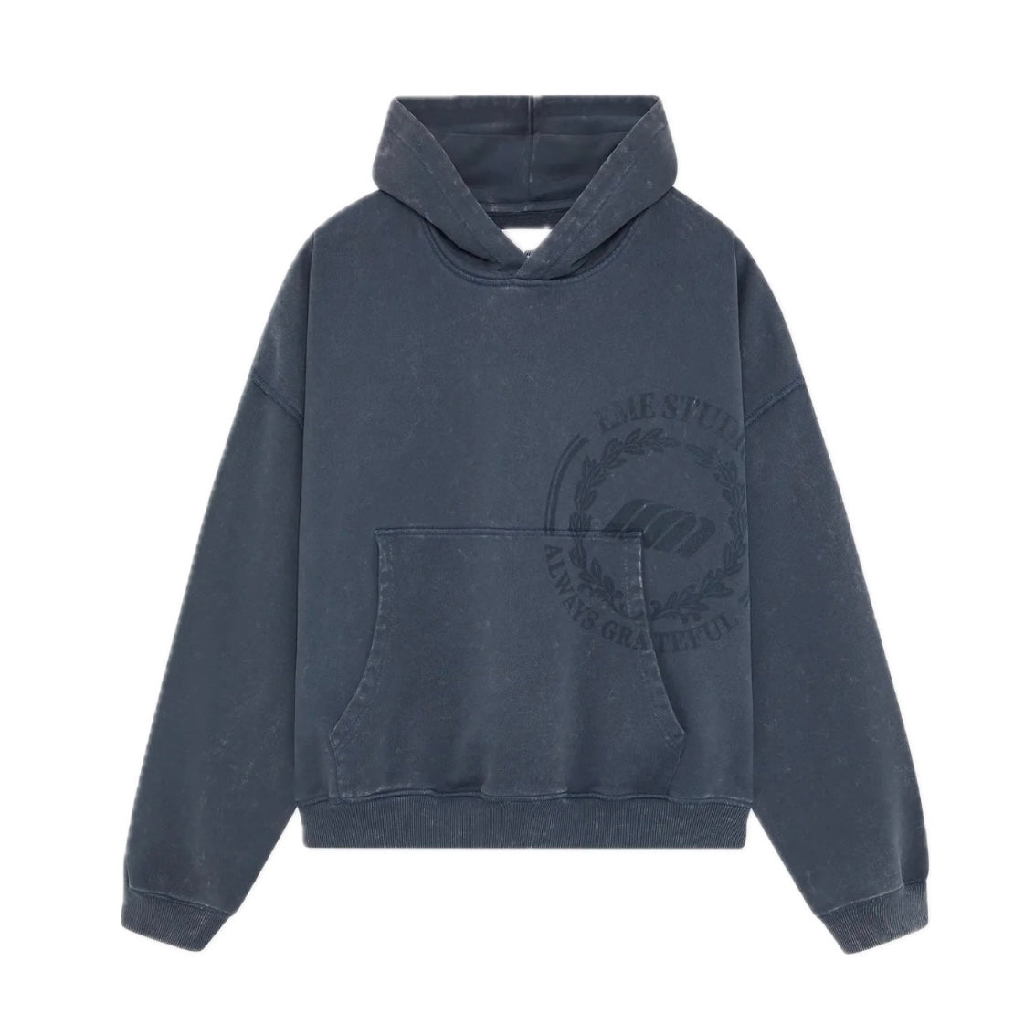 Poleron Eme Studios Min Ombre Blued Oversized Hoodie