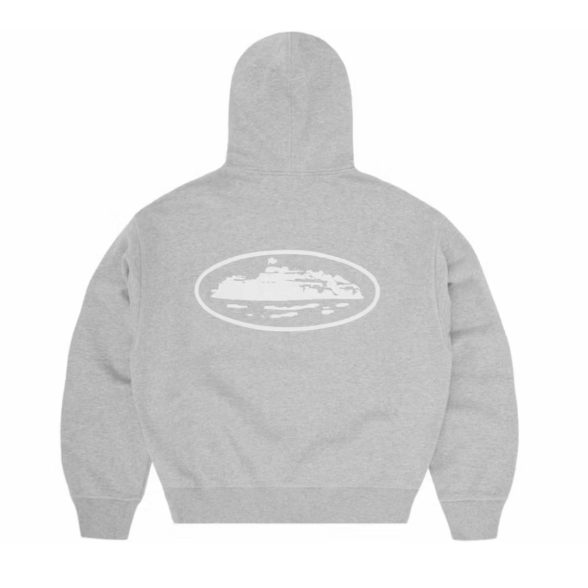 Poleron Corteiz Island Puff Print Grey