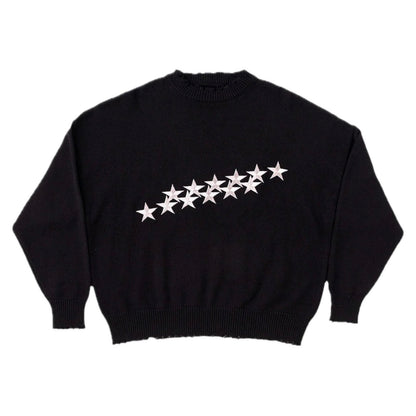 Sweater Cold Culture Stars Knit Black