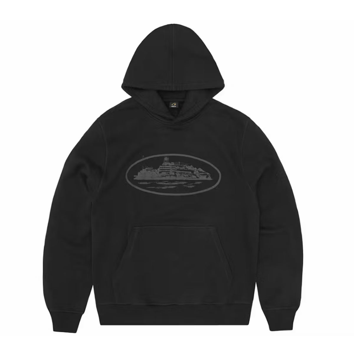 Poleron Corteiz Alcatraz Black/Black