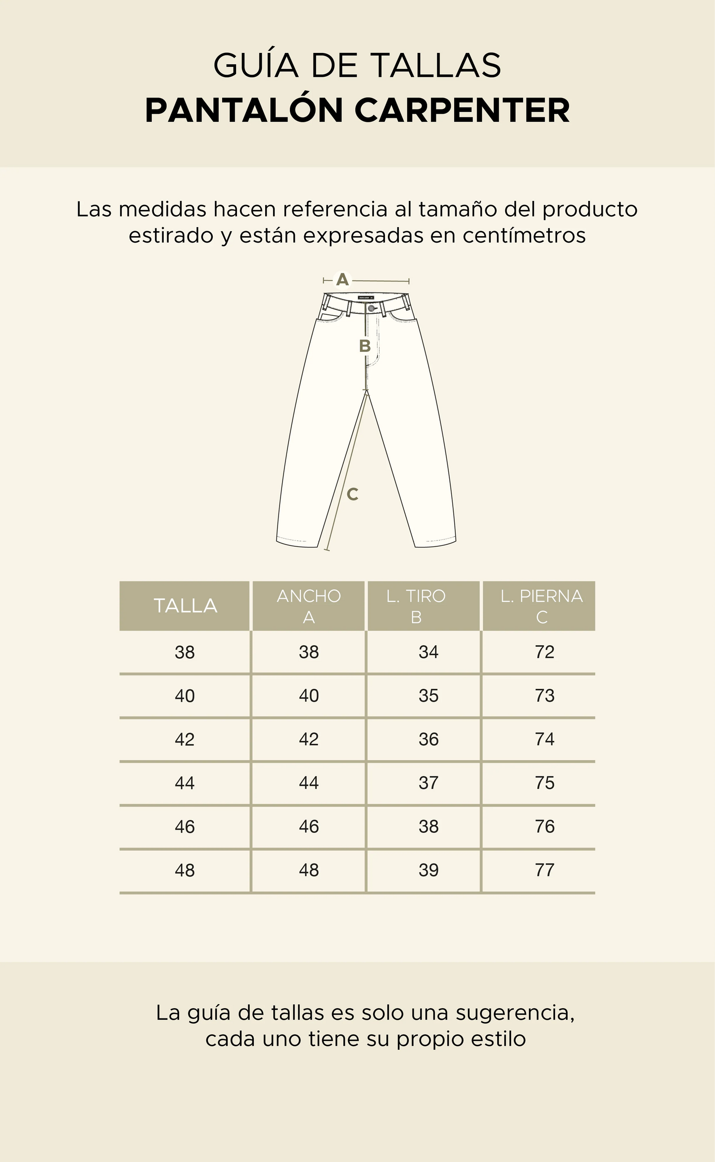 Pantalon More Amor Denim Carpenter Black