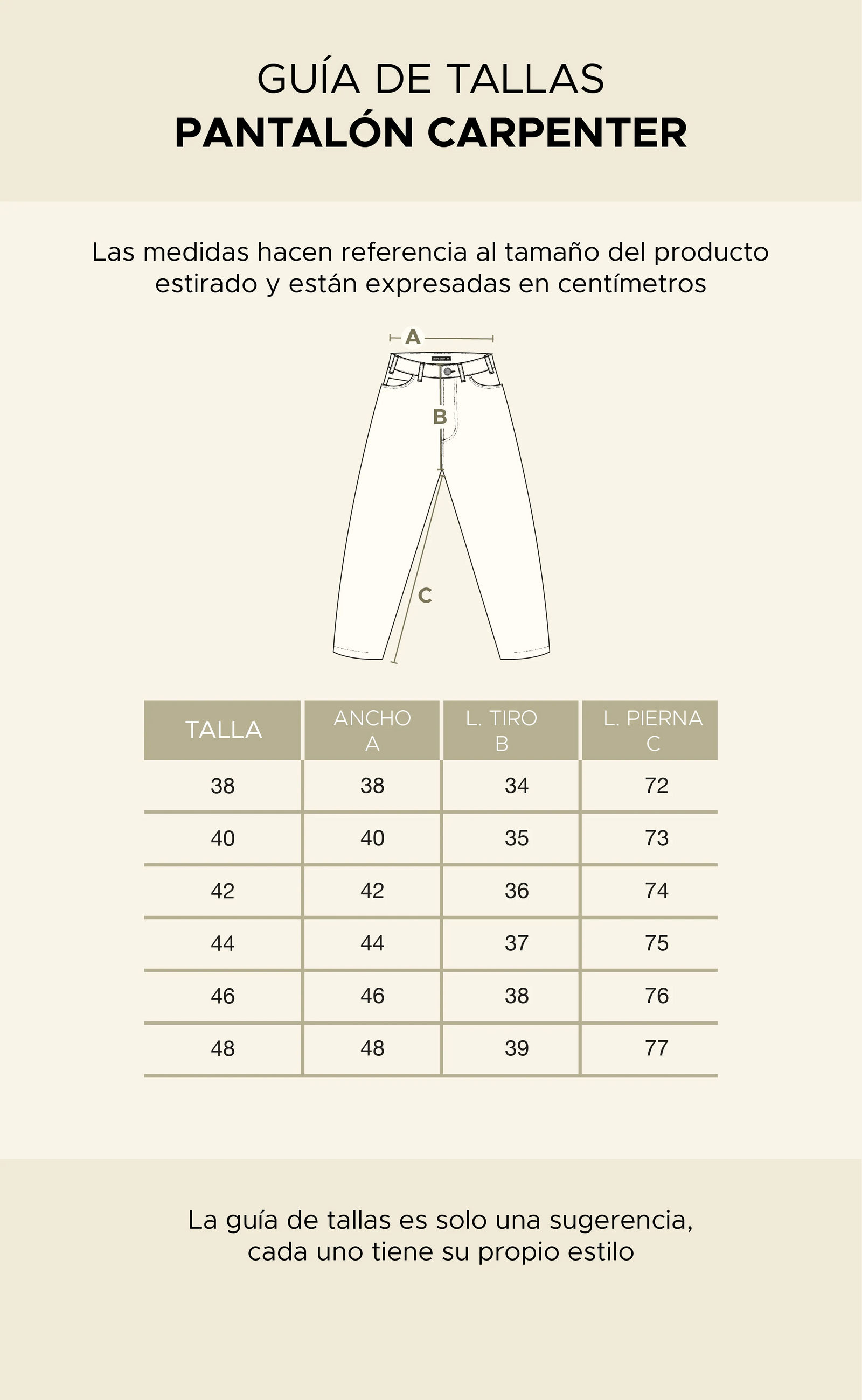 Pantalon More Amor Denim Carpenter Black