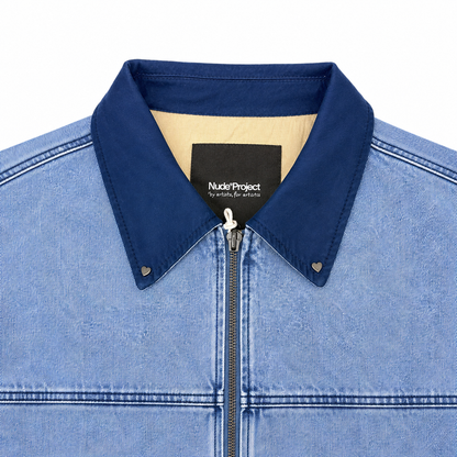 Chaqueta Nude Trucker Denim Worker Blue Jacket
