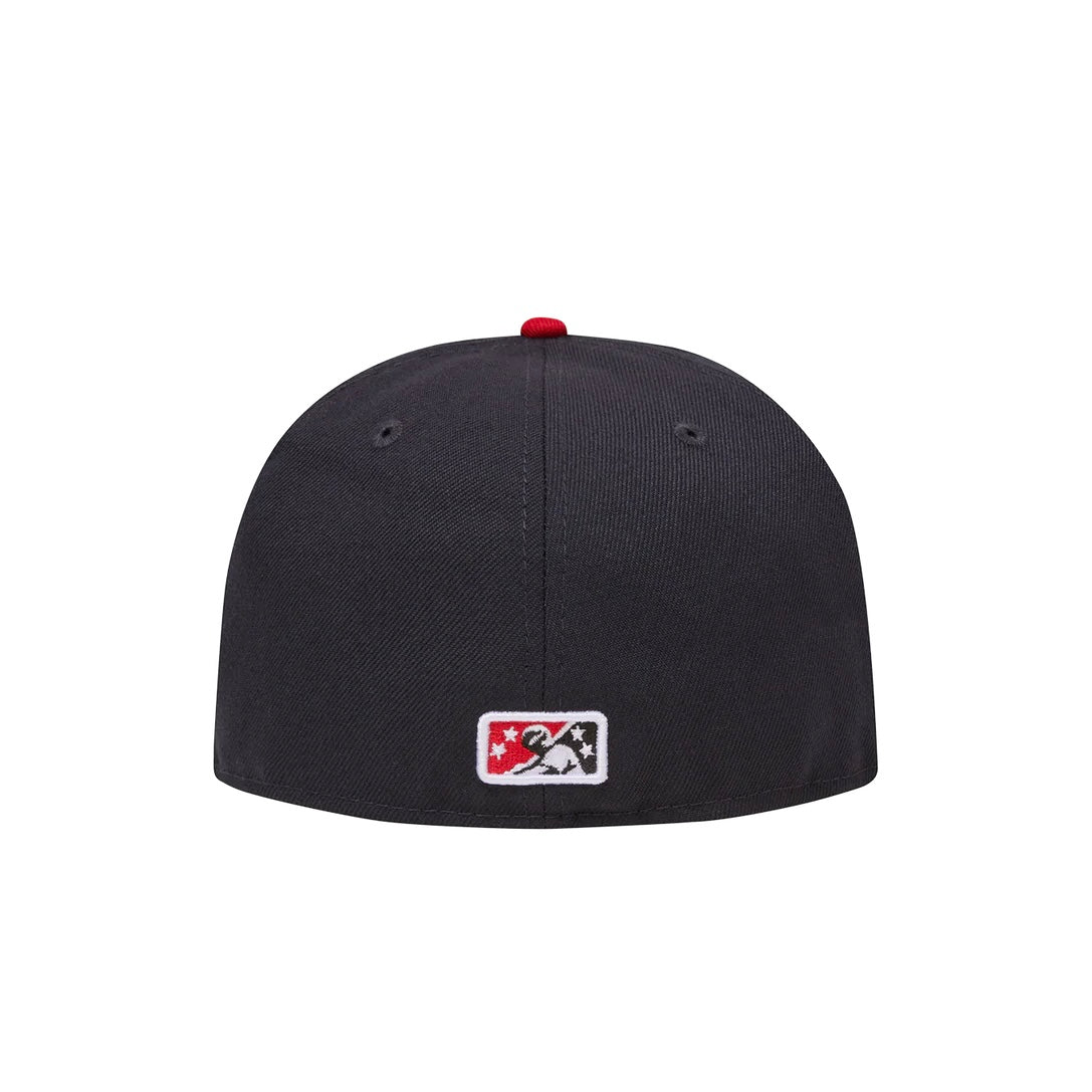 Gorro Corteiz Storm x New Era 59Fifty Fitted Navy/Red