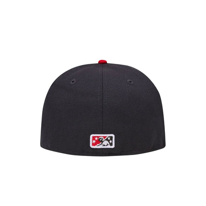 Gorro Corteiz Storm x New Era 59Fifty Fitted Navy/Red