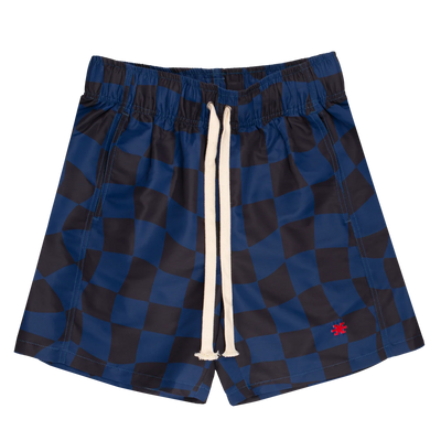 Short Cabrio Checks Navy