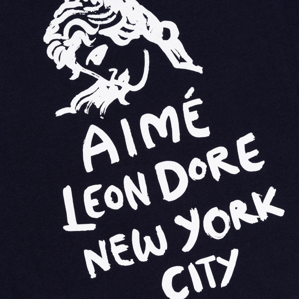 Polera Aimé Leon Dore New York City Navy
