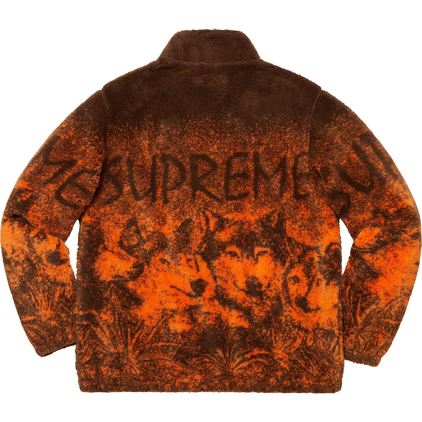 Supreme Wolf Fleece Jacket Brown - Talla M – RESERVED.CL