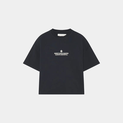 Polera Eme Studiosm Powered Navy Oversized