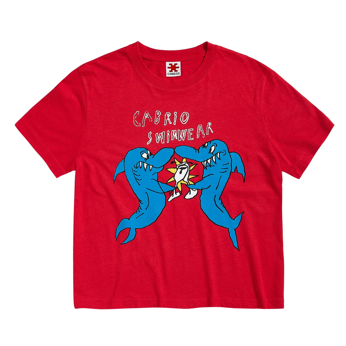Polera Cabrio Sharks Red
