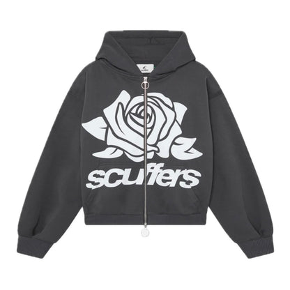 Poleron Scuffers Girl Dark Zipper