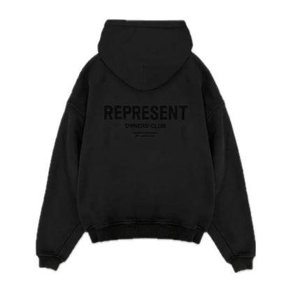 Poleron Represent Owners Club Flocked Black