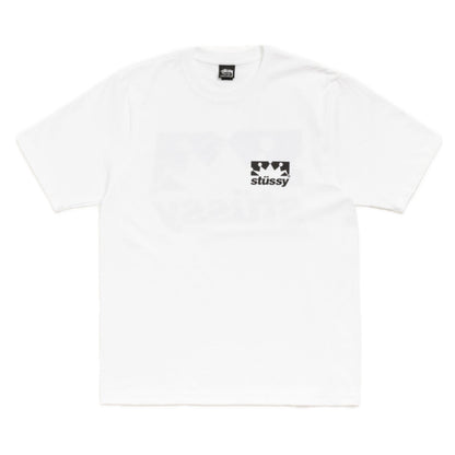 Polera Stussy Box Crown White