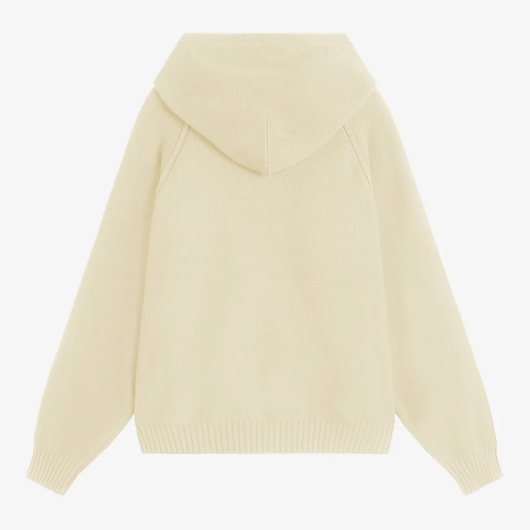 Sweater Fake Gods Knitted Gods Zipper Cream