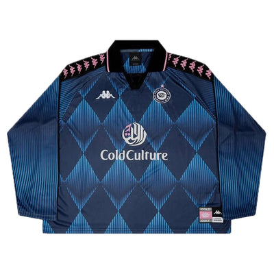 Polera Cold Culture x Kappa Longsleeve Jersey Blue