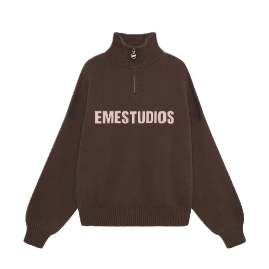 Sweater Eme Studios Hudson Lollipop Half Zip