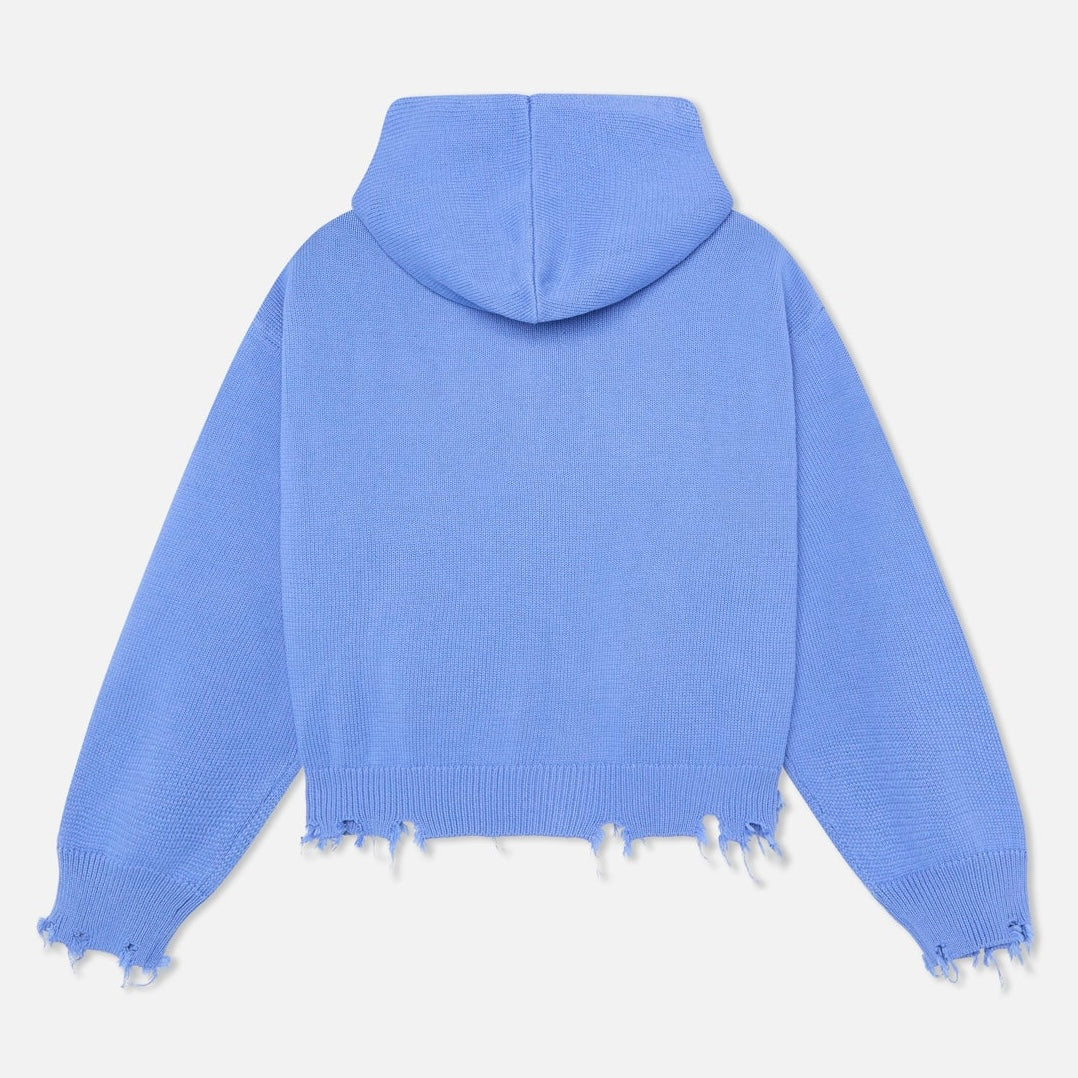 Sweater Scuffers CLG Blue Knit Zipper