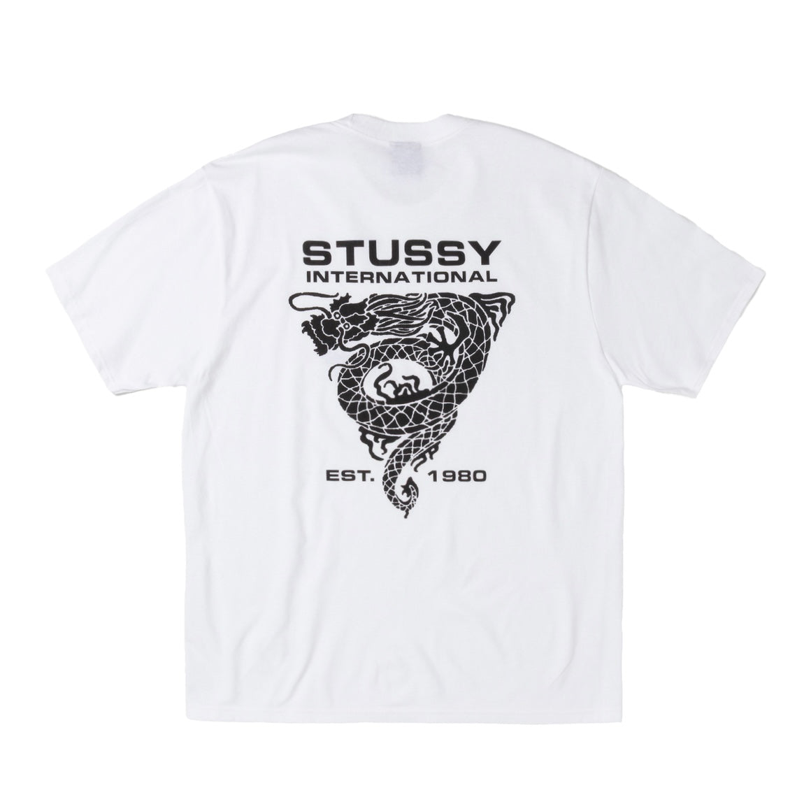 Polera Stussy Dragon International White