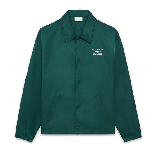 Chaqueta Drole de Monsieur “NFPM” La Veste Slogan Dark Green