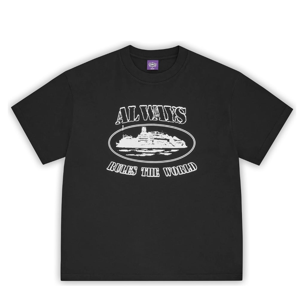 Polera Corteiz x Always Do What You Should Do Sun Black