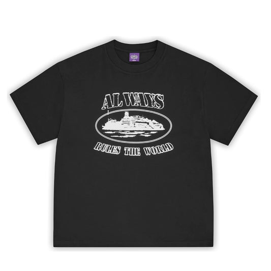 Polera Corteiz x Always Do What You Should Do Sun Black