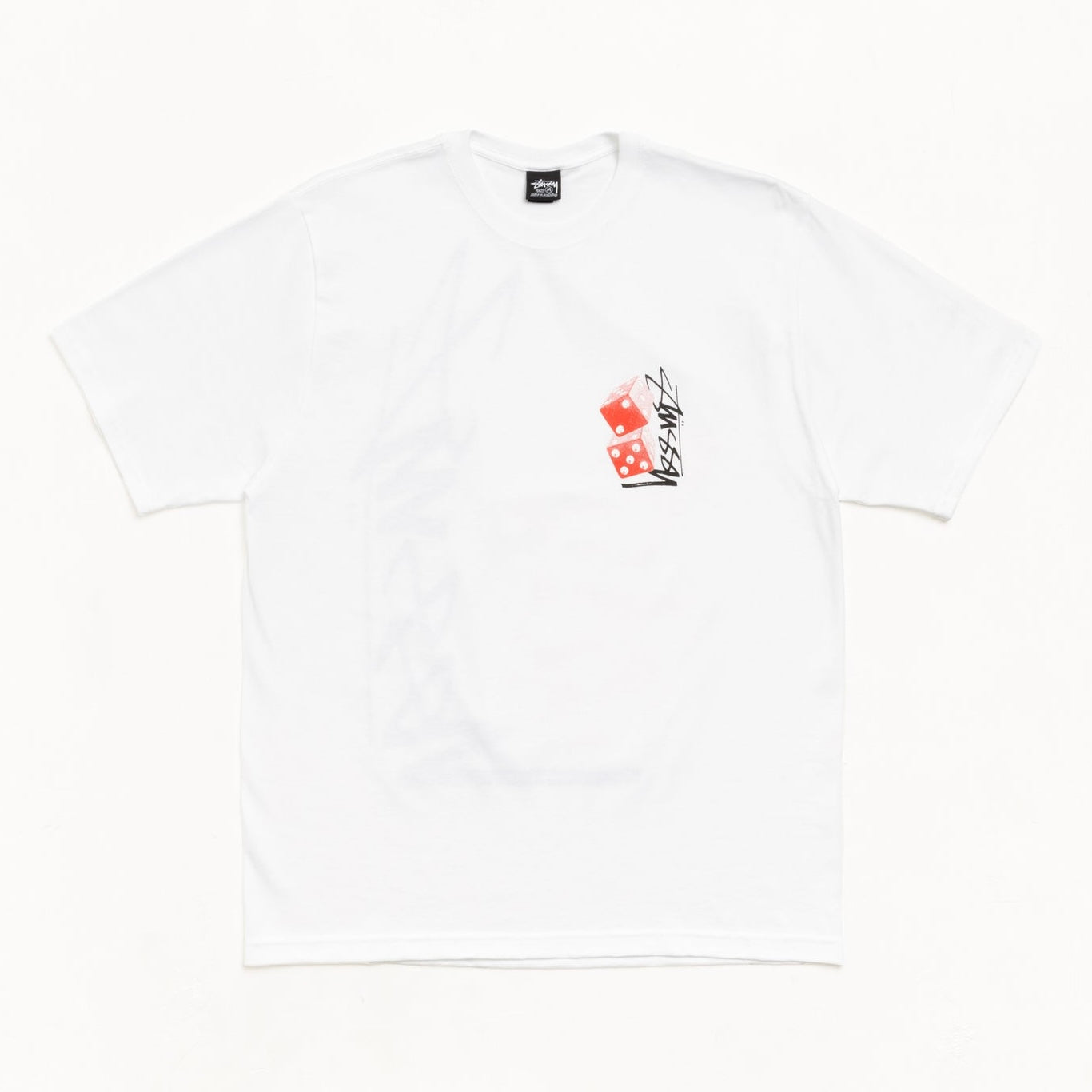 Polera Stussy Tall Dice White