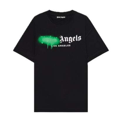 Polera Palm Angels Spray City Los Angeles Black/Green