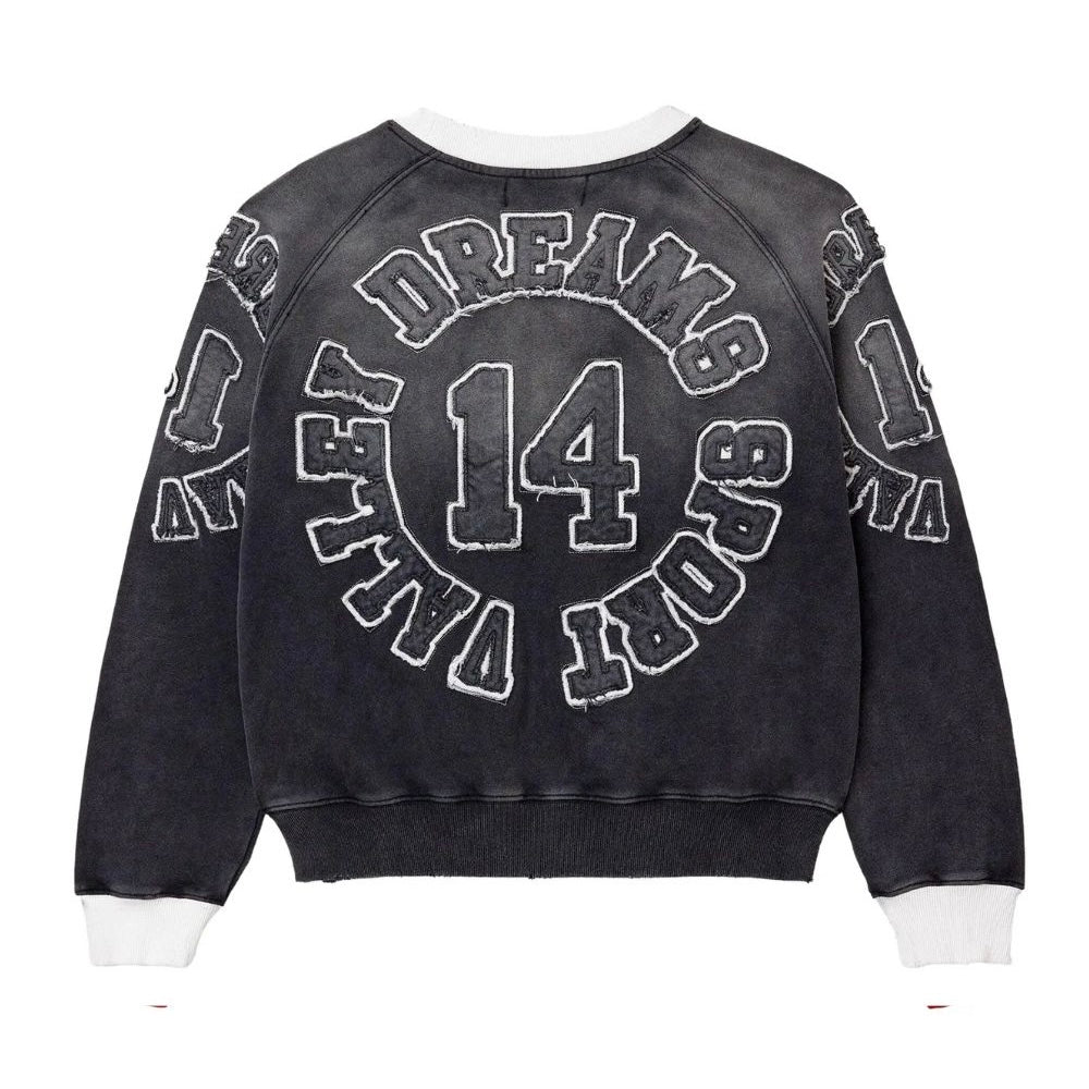 Poleron Vale Forever Valley Insignia Crewneck Black/White