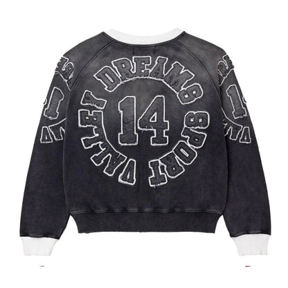 Poleron Vale Forever Valley Insignia Crewneck Black/White