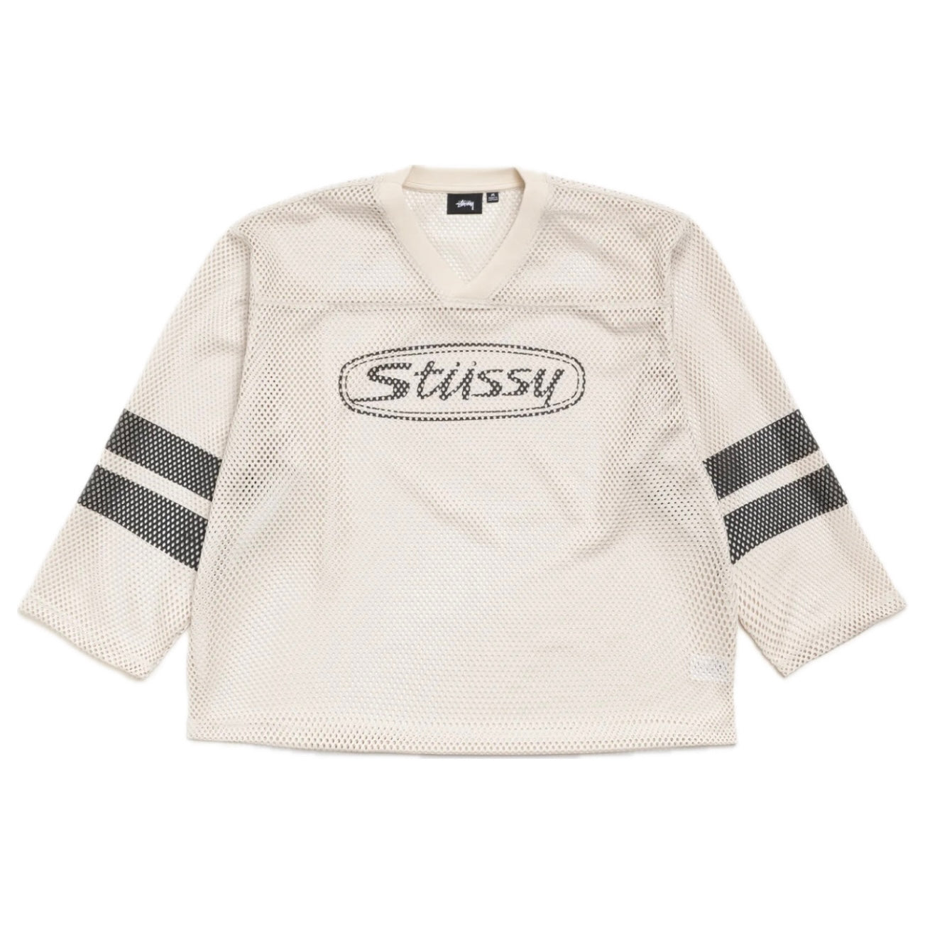 Polera Stussy Trucker Team Jersey Natural