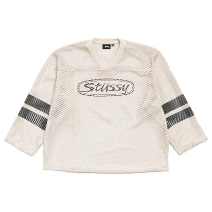 Polera Stussy Trucker Team Jersey Natural