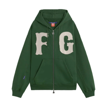 Poleron Fake Gods FG Zipper Green