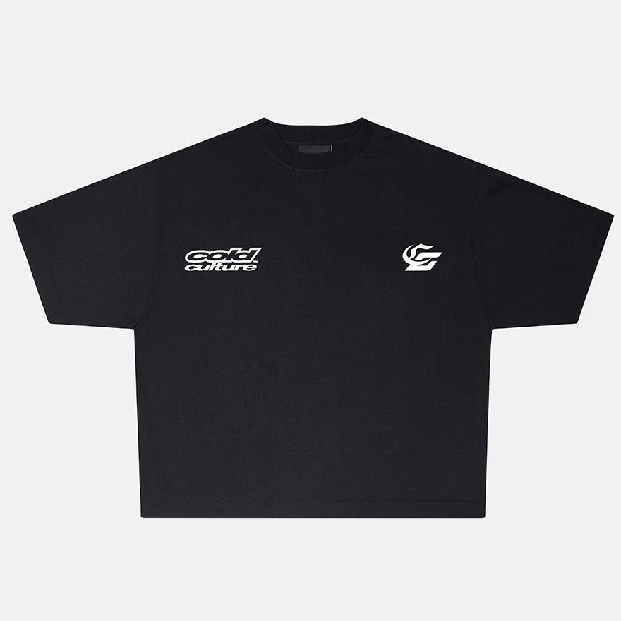 Polera Cold Culture Driving Mirror Tee Black