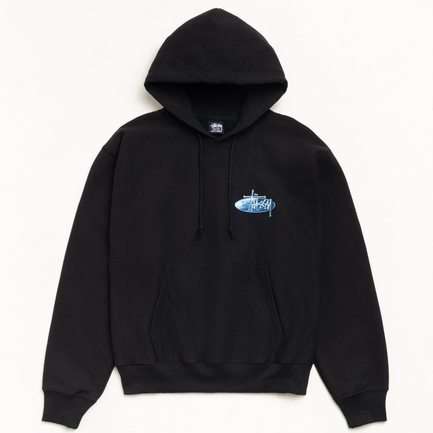 Poleron Stussy Wave Oval Black