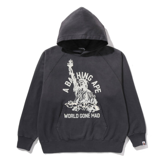 Poleron BAPE Destroy Washed Relaxed Fit Pullover Black