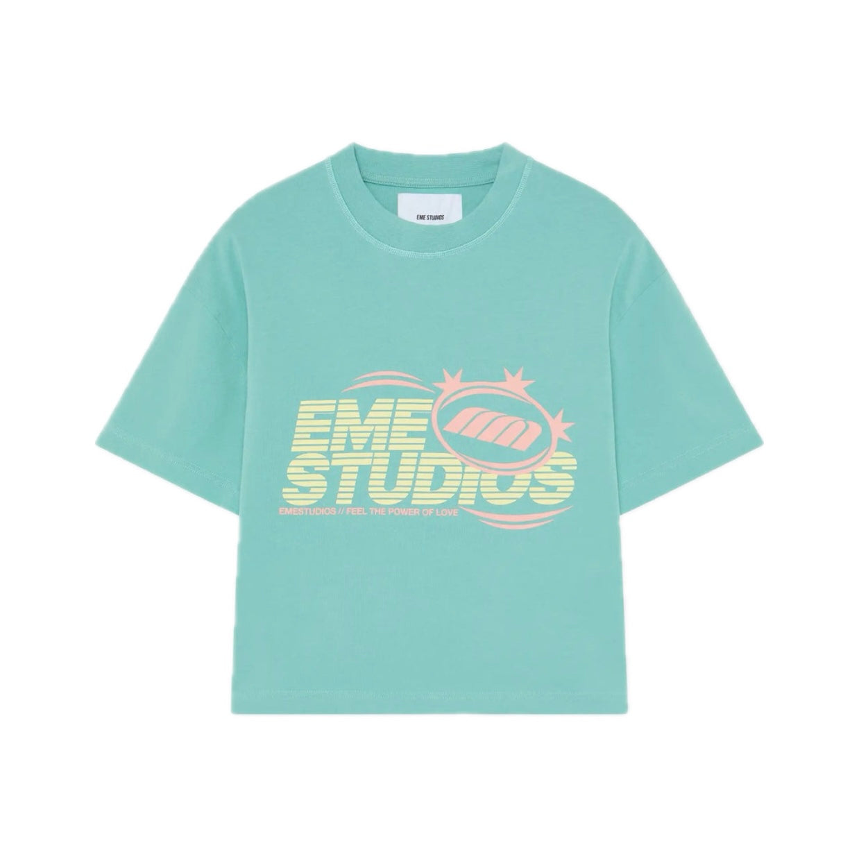 Polera Eme Studios Launch Aqua Oversized