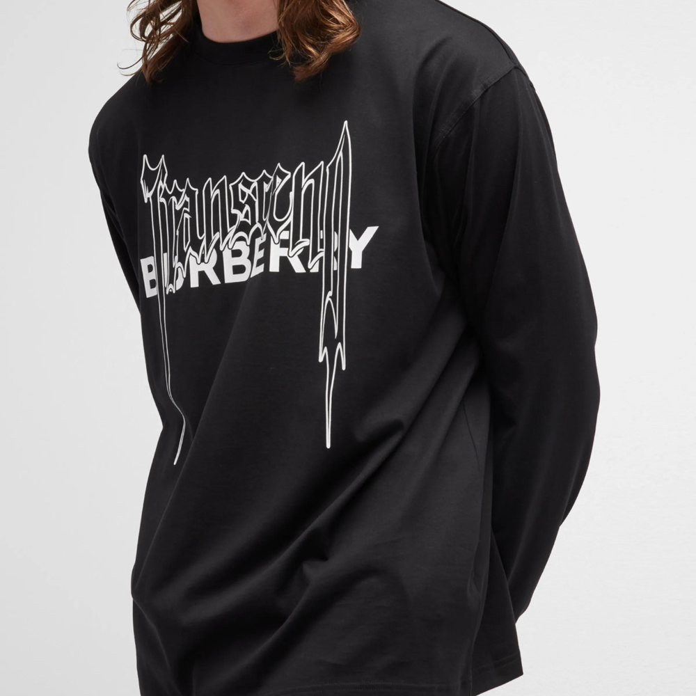 Polera Burberry Men's Rock Logo T-Shirt
