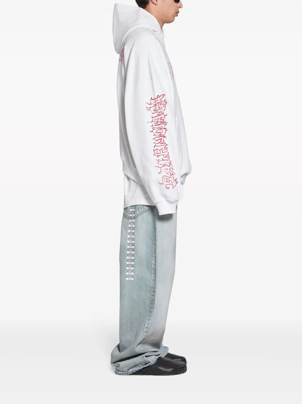 Poleron Balenciaga DIY Metal Outline White