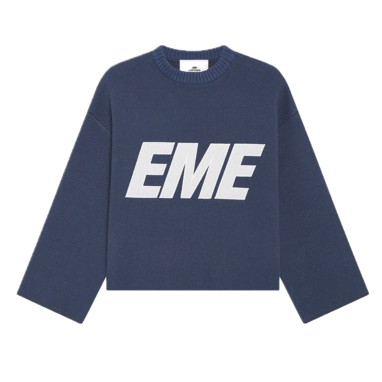 Sweater Eme Studios Flux Navy Knit