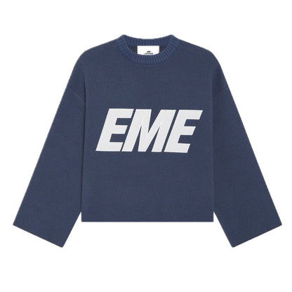 Sweater Eme Studios Flux Navy Knit